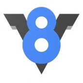 Chrome V8 logo